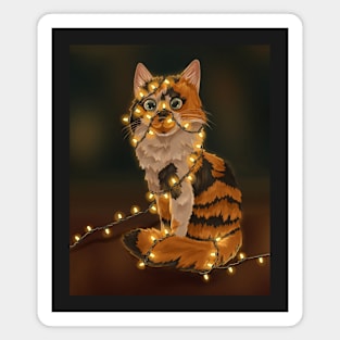 Kitten Lights Magnet